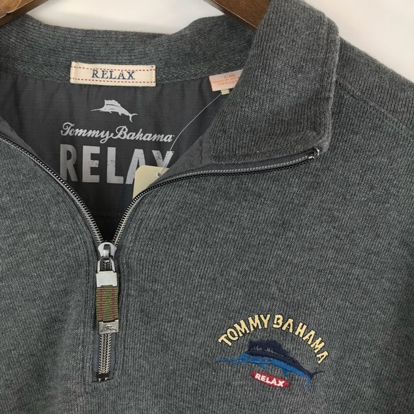 NWT Tommy Bahama Aruba Quarter Zip Pullover - Picture 5 of 7